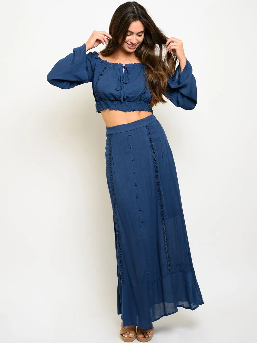 WOMEN'S OFF SHOULDER 2PC. SET