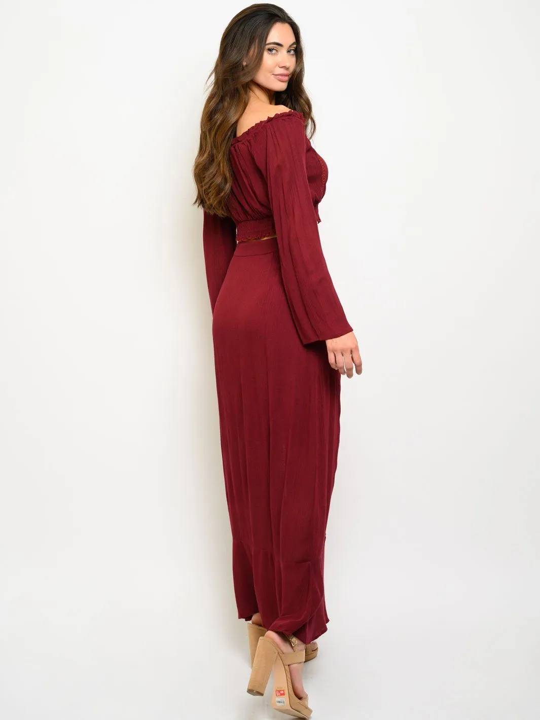 WOMEN'S OFF SHOULDER 2PC. SET