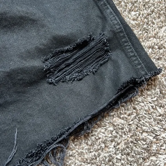 Wrangler x Fender Festival Black Denim Shorts