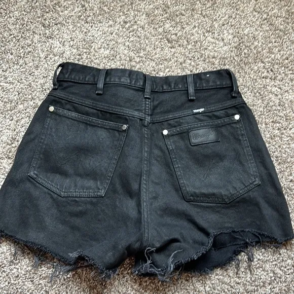 Wrangler x Fender Festival Black Denim Shorts