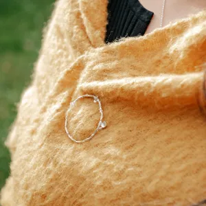Wreath Scarf Pin