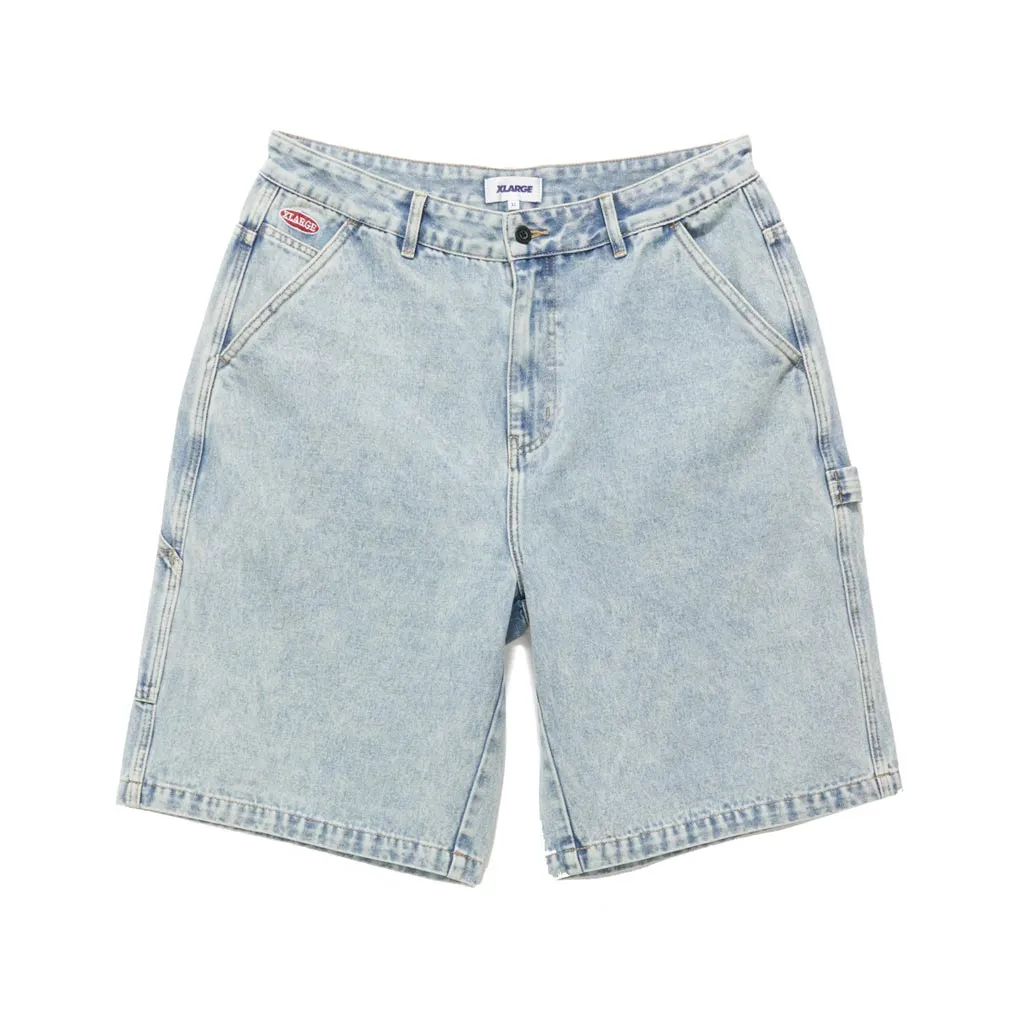 XLARGE DENIM WORK SHORT - BLEACH INDIGO