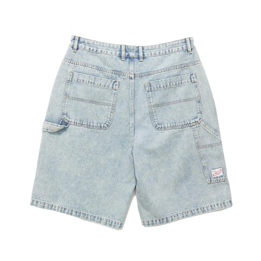XLARGE DENIM WORK SHORT - BLEACH INDIGO