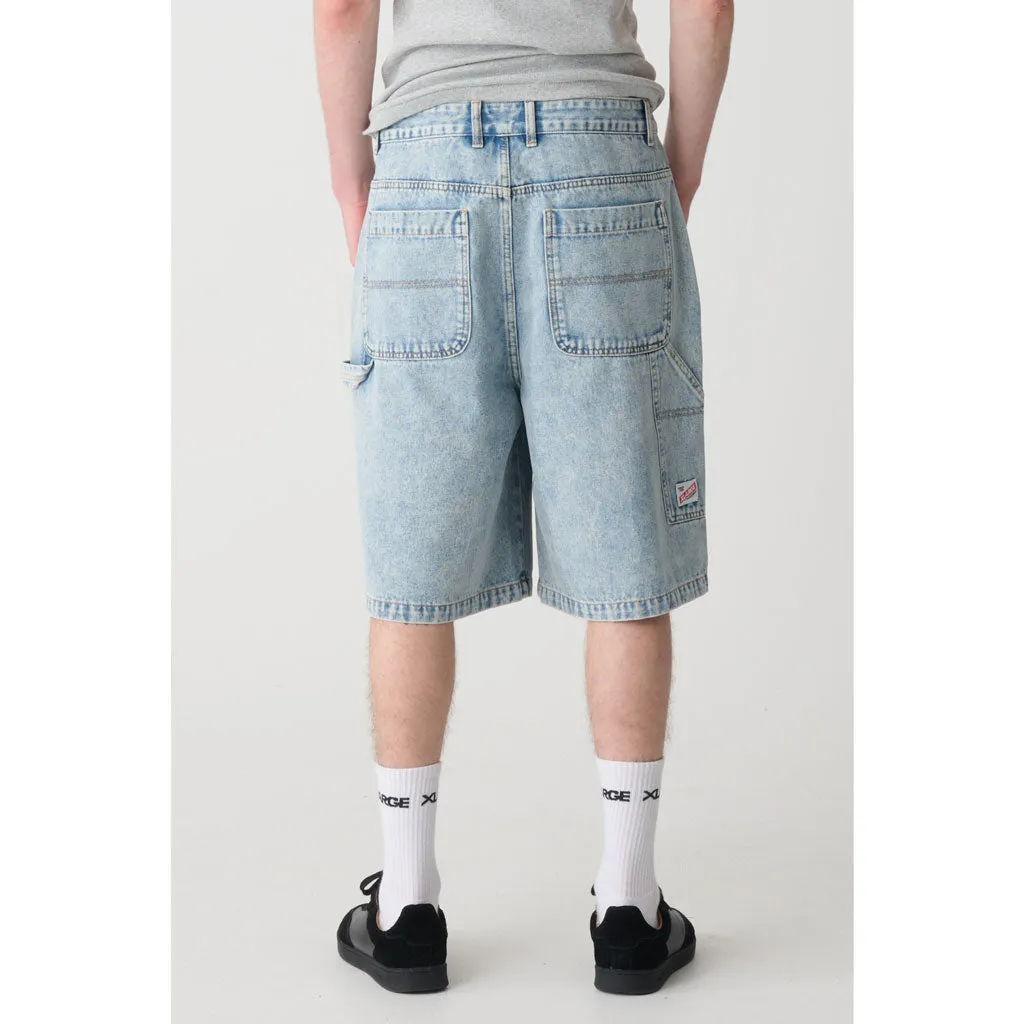 XLARGE DENIM WORK SHORT - BLEACH INDIGO