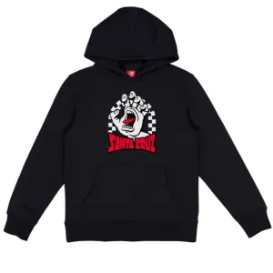 Youth Check Gateway Hand Front Hood Black