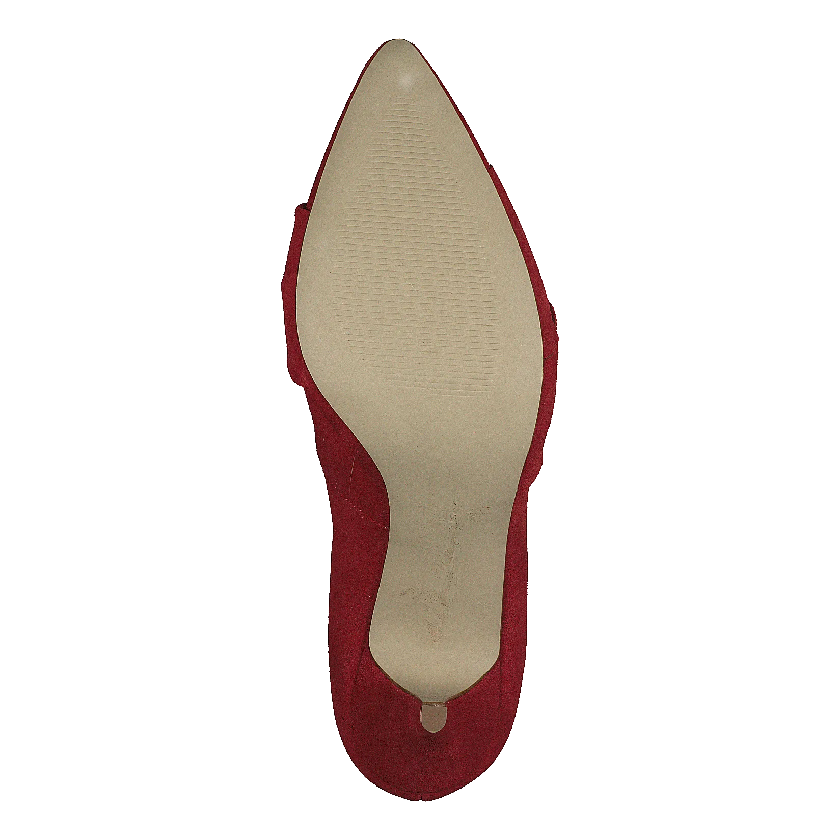 Zita Suede Bow Pump 441 - Red 1